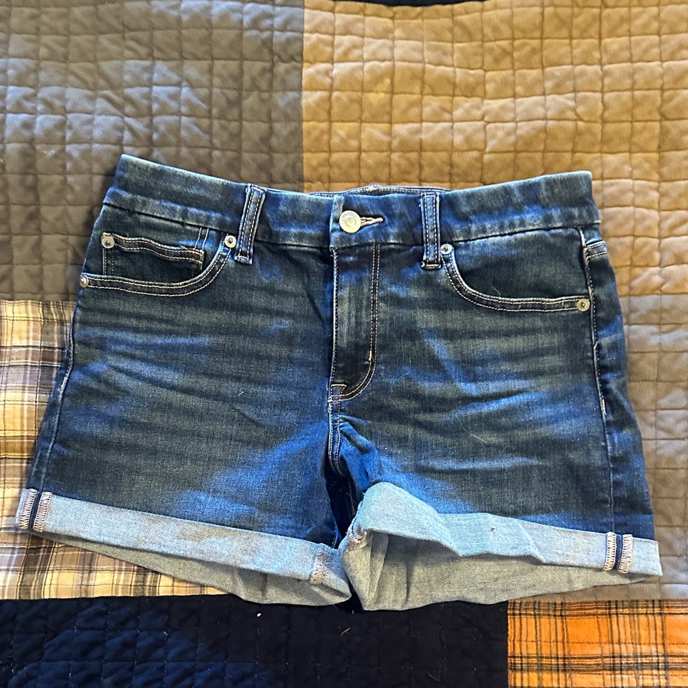 American Eagle Outfitters Dark Blue Jean Shorts